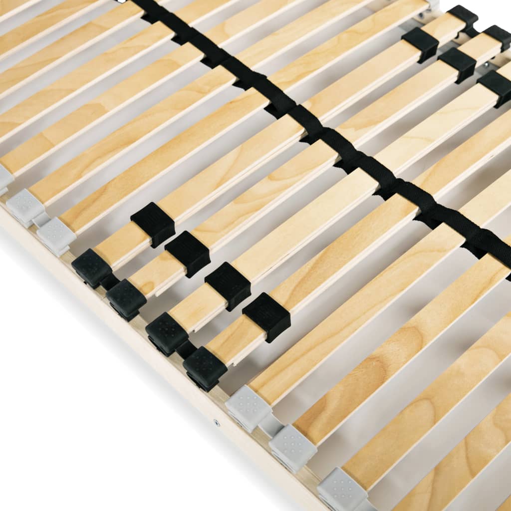 lamelbunde til seng 2 stk. 28 lameller 7 zoner 90 x 200 cm