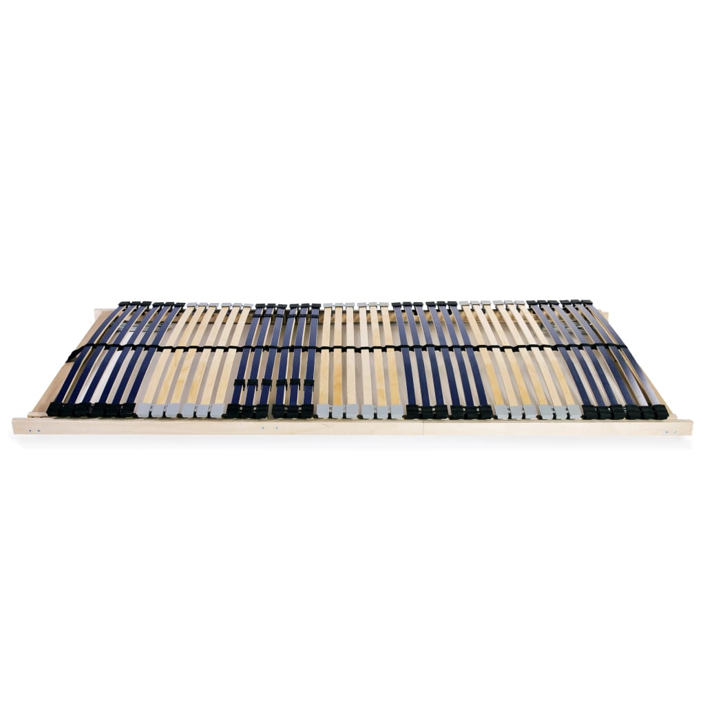 lamelbunde til seng 2 stk. 42 lameller 7 zoner 90 x 200 cm