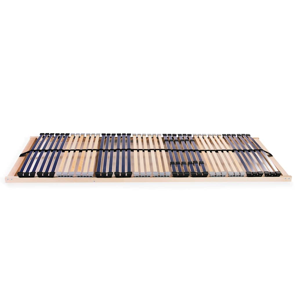 lamelbunde til seng 2 stk. 42 lameller 7 zoner 90 x 200 cm