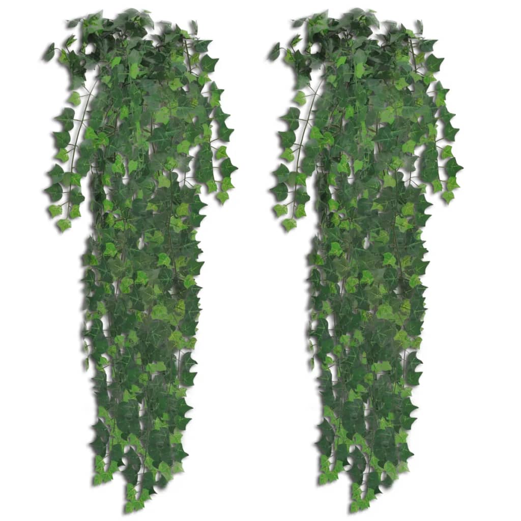 kunstige vedbendplanter 4 stk. 90 cm grøn