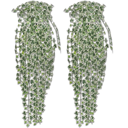 kunstige vedbendplanter 4 stk. 90 cm broget