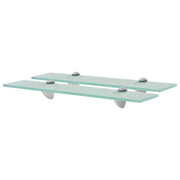 svævehylde 2 stk. 50 x 10 cm 8 mm glas