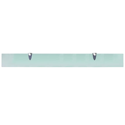 svævehylde 2 stk. 90 x 10 cm 8 mm glas