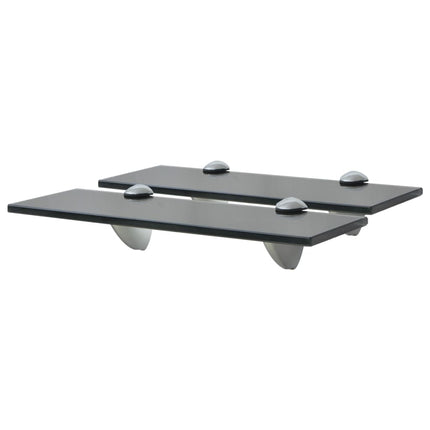 svævehylder 2 stk. 30 x 10 cm 8 mm glas
