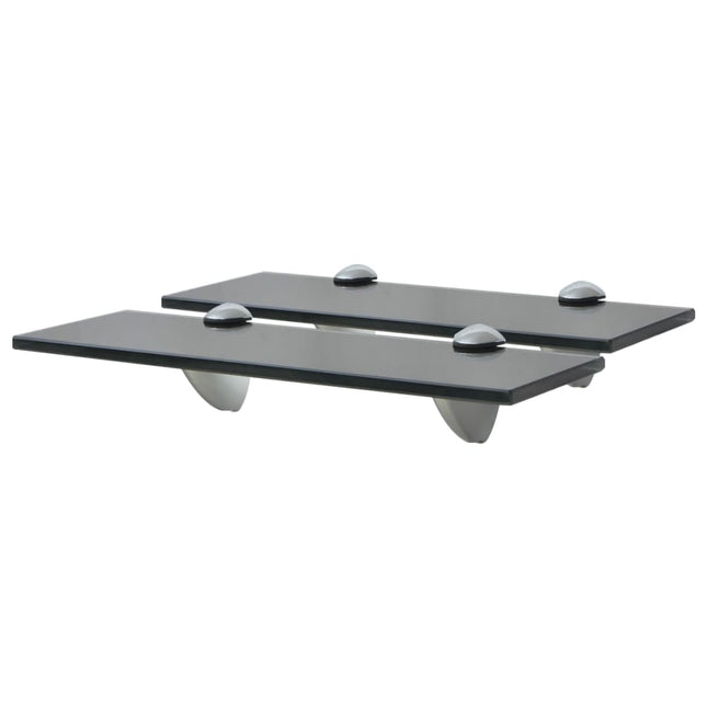 svævehylder 2 stk. 30 x 10 cm 8 mm glas