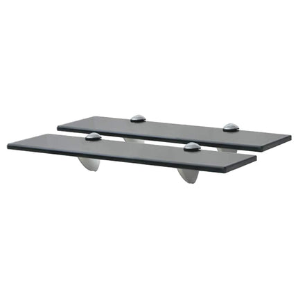 svævehylder 2 stk. 40 x 10 cm 8 mm glas