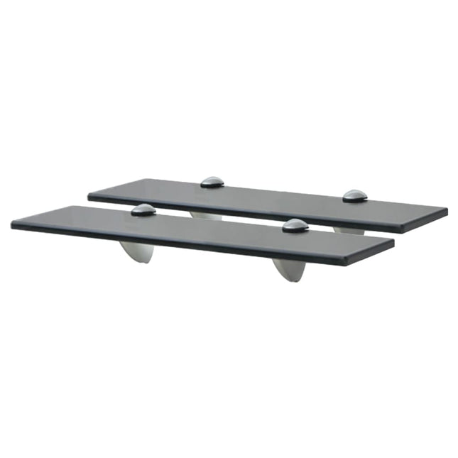 svævehylder 2 stk. 40 x 10 cm 8 mm glas