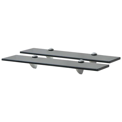 svævehylde 2 stk. 50 x 10 cm 8 mm glas
