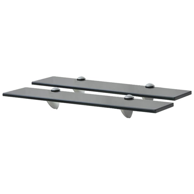 svævehylde 2 stk. 50 x 10 cm 8 mm glas