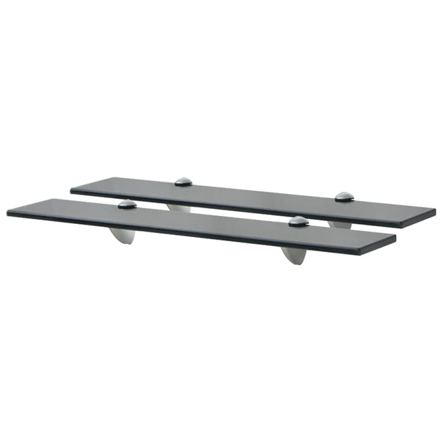 svævehylde 2 stk. 60 x 10 cm 8 mm glas