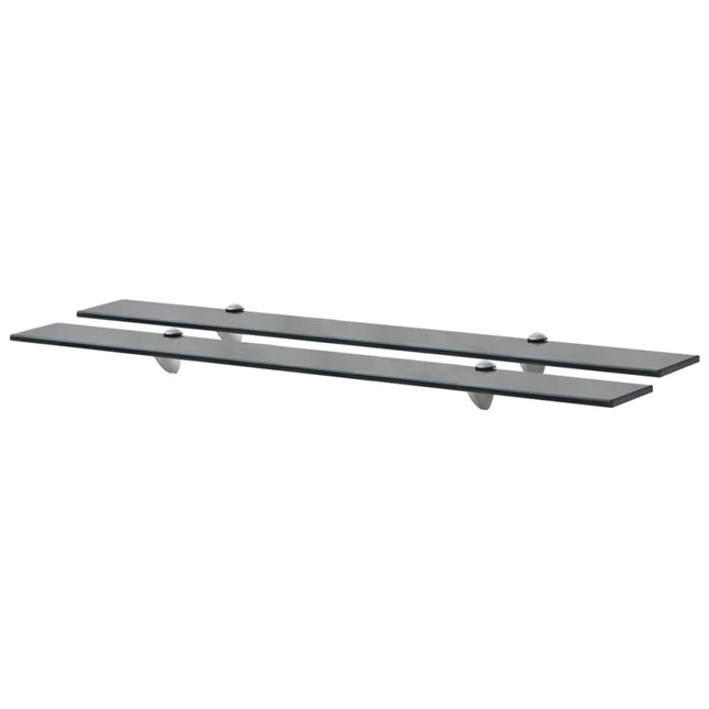 svævehylder 2 stk. 90 x 10 cm 8 mm glas