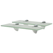 svævehylder 2 stk. 30 x 10 cm 8 mm glas