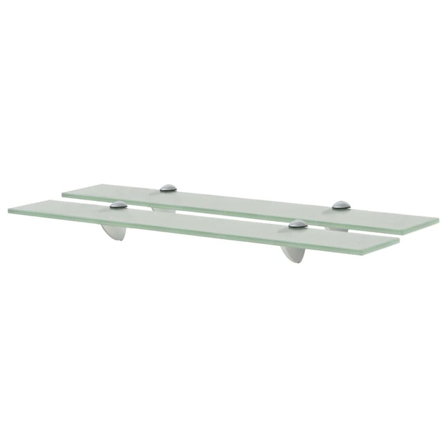svævehylde 2 stk. 60 x 10 cm 8 mm glas