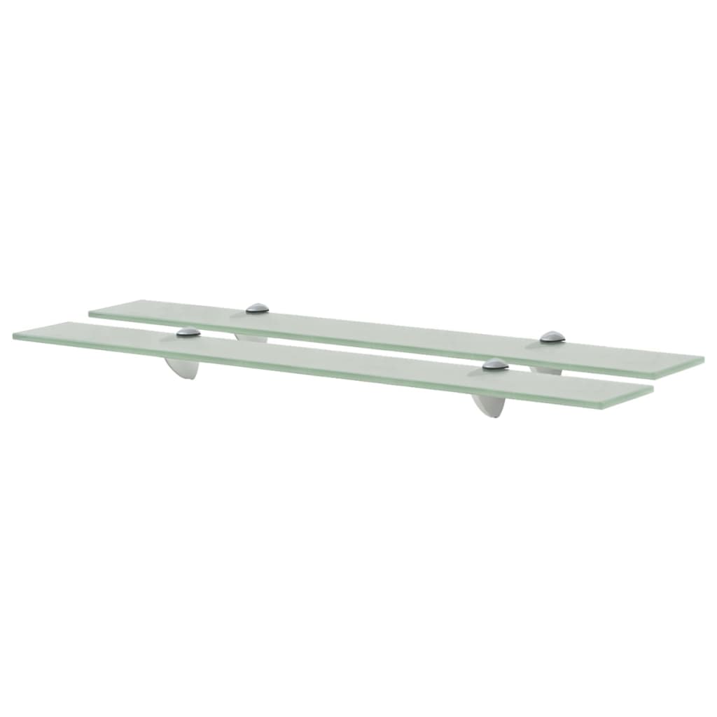 svævehylder 2 stk. 70 x 10 cm 8 mm glas