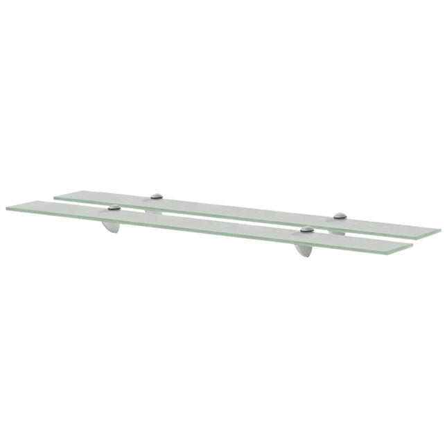 svævehylder 2 stk. 90 x 10 cm 8 mm glas