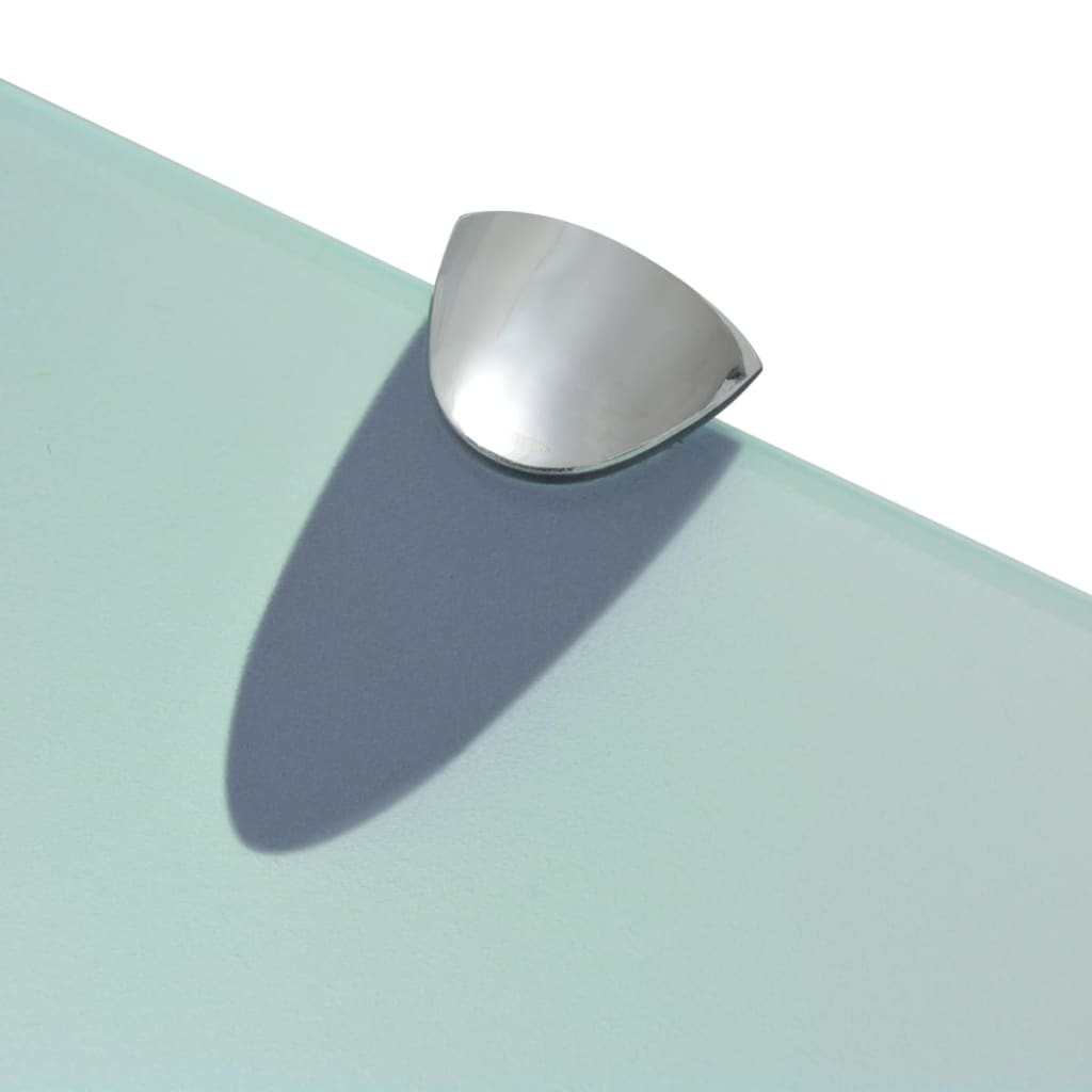 svævehylder 2 stk. 90 x 20 cm 8 mm glas