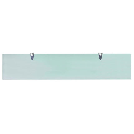 svævehylder 2 stk. 100 x 20 cm 8 mm glas