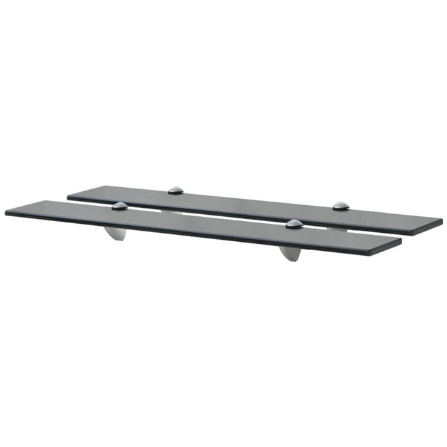 svævehylder 2 stk. 70 x 20 cm 8 mm glas