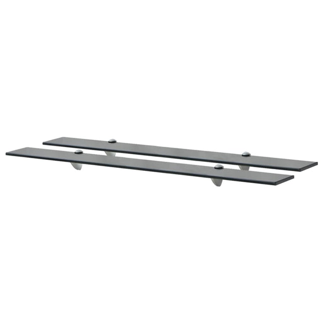 svævehylde 2 stk. 90 x 20 cm 8 mm glas