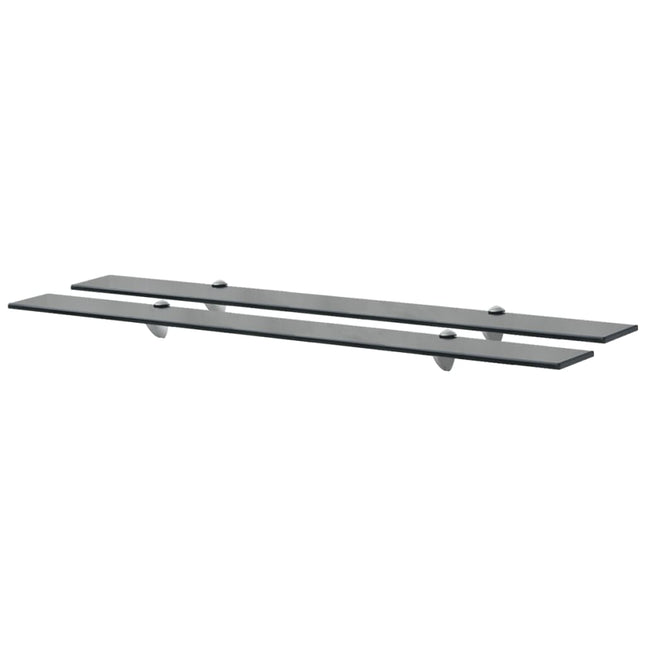 svævehylder 2 stk. 100 x 20 cm 8 mm glas