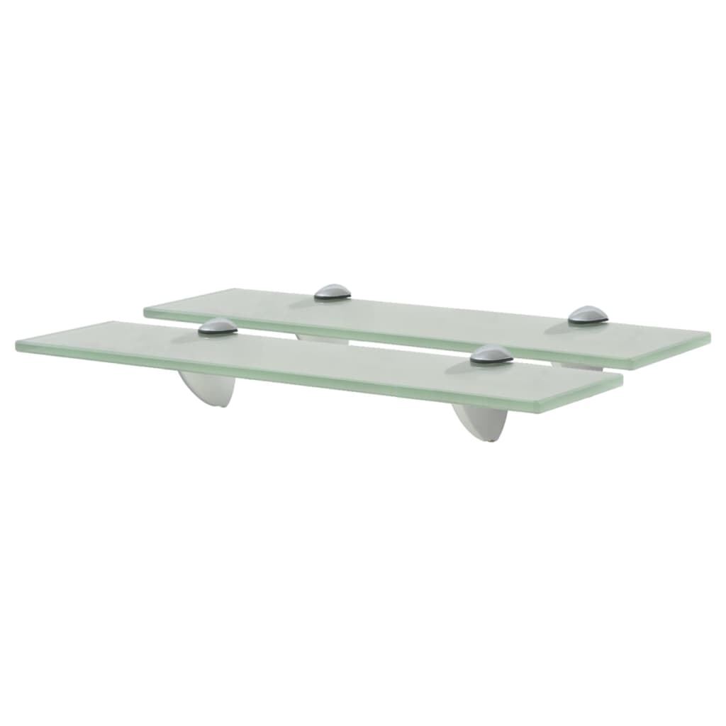 svævehylde 2 stk. 40 x 20 cm 8 mm glas