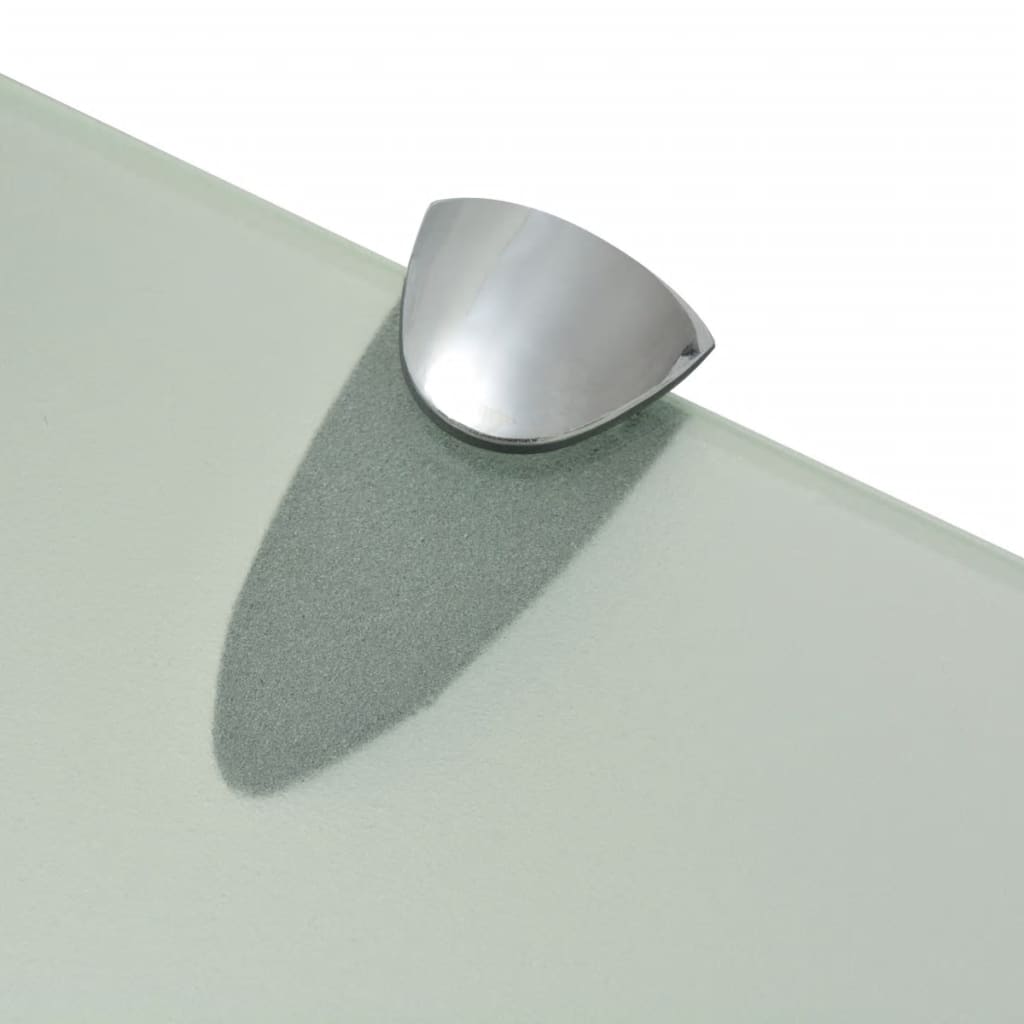 svævehylder 2 stk. 50 x 20 cm 8 mm glas