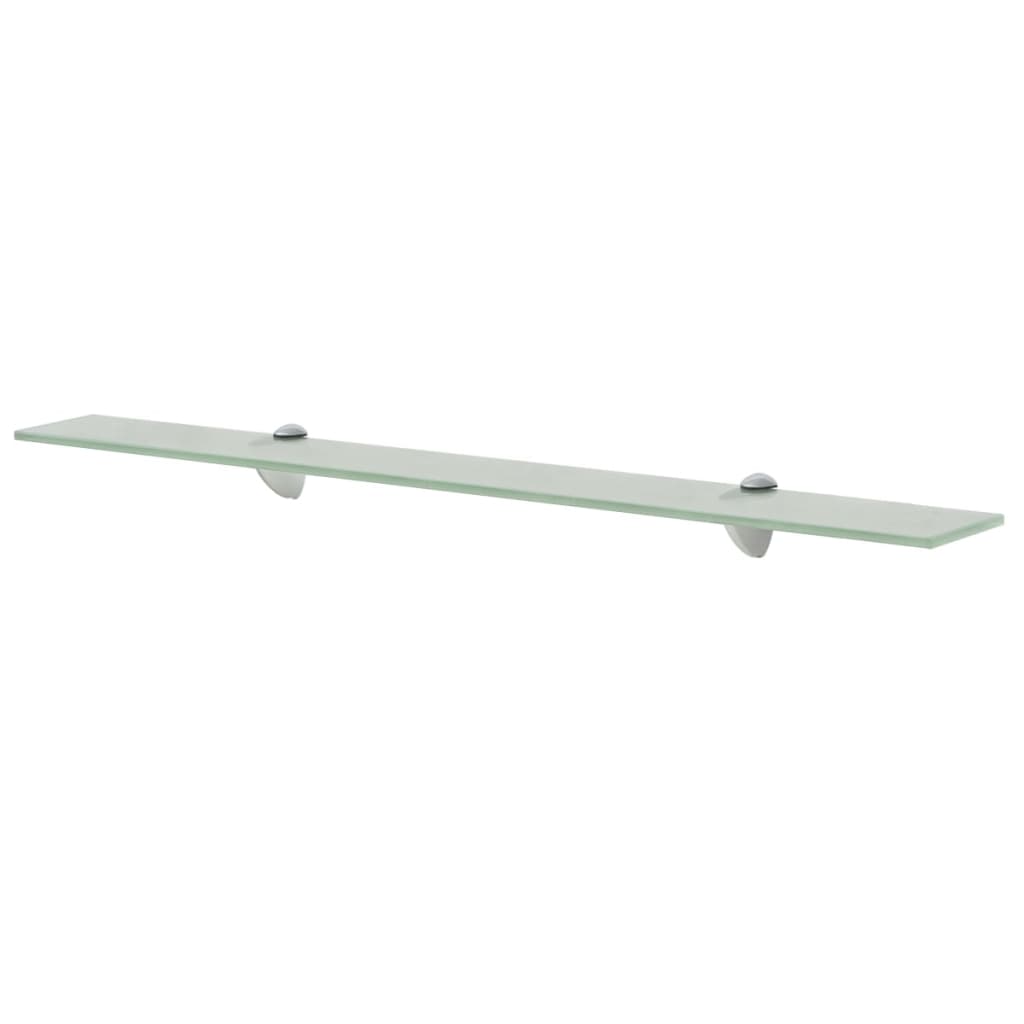 svævehylder 2 stk. 80 x 20 cm 8 mm glas