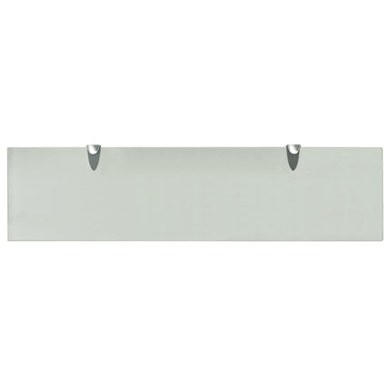 svævehylder 2 stk. 80 x 20 cm 8 mm glas
