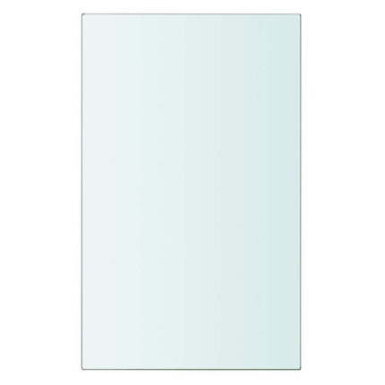 hylder 2 stk. glaspanel 20 x 12 cm klar