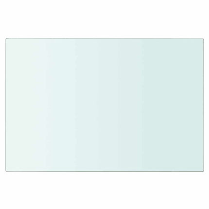 hylder 2 stk. glaspanel 30 x 15 cm klar