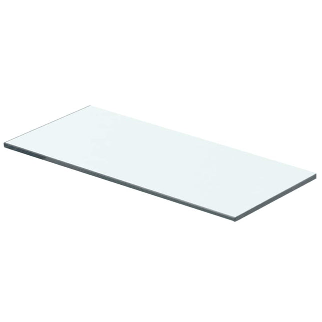 hylder 2 stk. glaspanel 40 x 12 cm klar