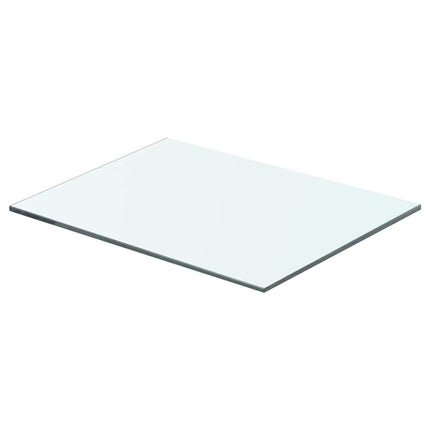 hylder 2 stk. glaspanel 40 x 25 cm klar