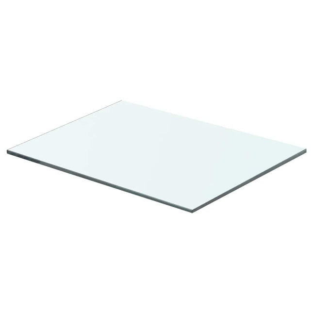 hylder 2 stk. glaspanel 40 x 25 cm klar