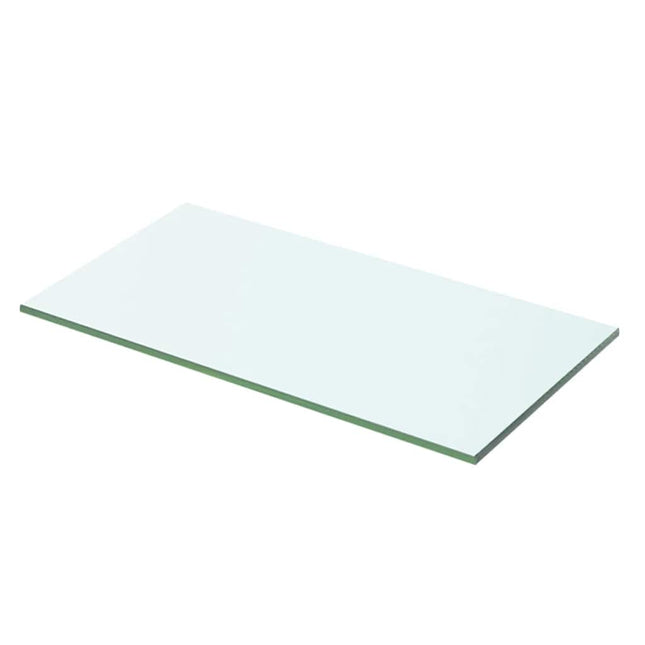 hylder 2 stk. glaspanel 50 x 20 cm klar