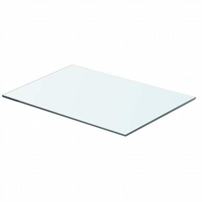 hylder 2 stk. glaspanel 50 x 30 cm klar