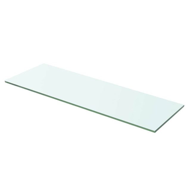 hylder 2 stk. glaspanel 60 x 15 cm klar