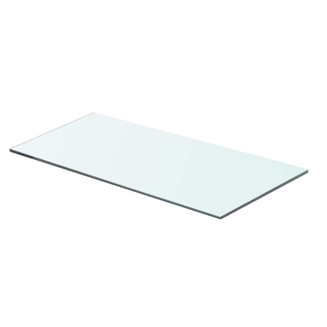 hylder 2 stk. glaspanel 60 x 25 cm klar