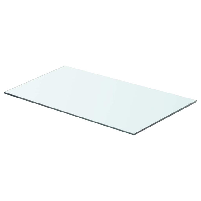 hylder 2 stk. glaspanel 60 x 30 cm klar