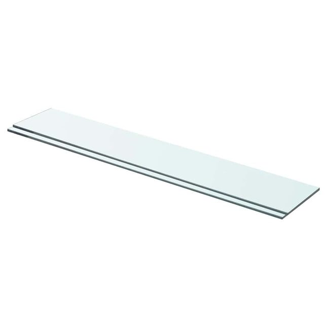 hylder 2 stk. glaspanel 70 x 12 cm klar