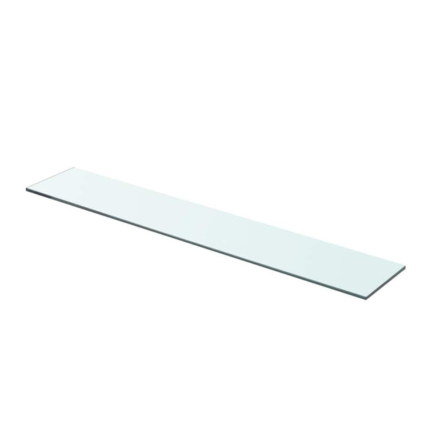 hylder 2 stk. glaspanel 70 x 12 cm klar