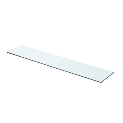 hylder 2 stk. glaspanel 70 x 15 cm klar