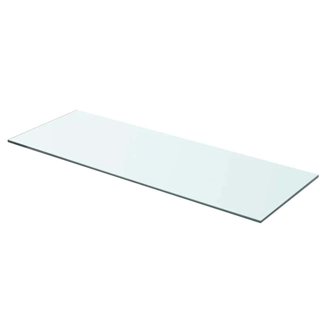 hylder 2 stk. glaspanel 70 x 25 cm klar