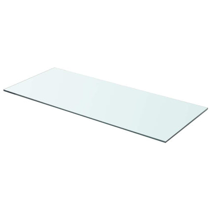 hylder 2 stk. glaspanel 70 x 30 cm klar
