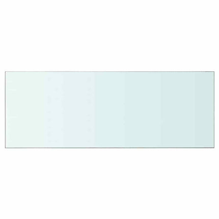 hylder 2 stk. glaspanel 80 x 30 cm klar