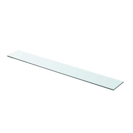 hylder 2 stk. glaspanel 90 x 12 cm klar