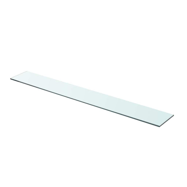 hylder 2 stk. glaspanel 90 x 12 cm klar