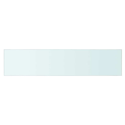 hylder 2 stk. glaspanel 90 x 20 cm klar