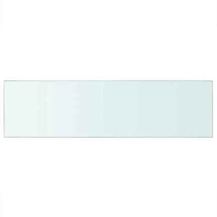 hylder 2 stk. glaspanel 90 x 25 cm klar