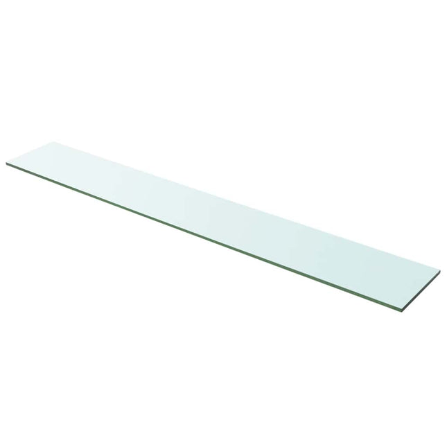 hylder 2 stk. glaspanel 100 x 15 cm klar