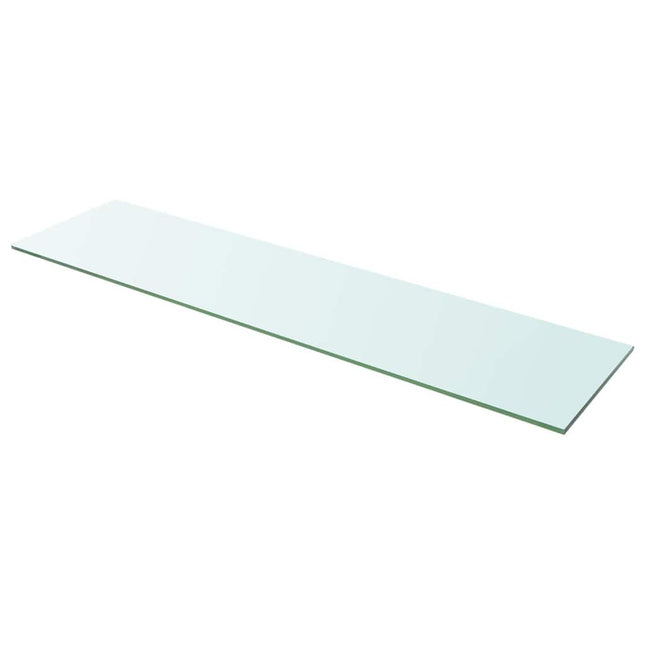 hylder 2 stk. glaspanel 100 x 25 cm klar